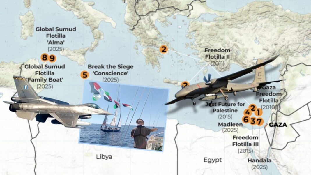  Ομολογία Τούρκων: ”Στείλαμε Bayraktar για την ασφάλεια του Στολίσκου. Οι Έλληνες σήκωσαν μαχητικά & έστελαν UAV HERON”.