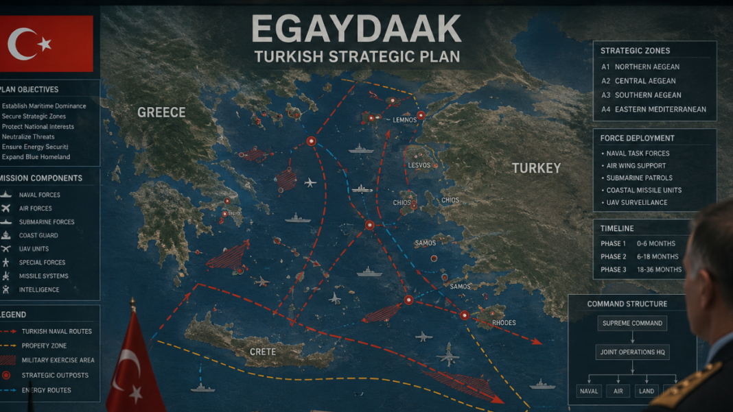  Σχέδιο ”EGAYDAAK” από Άγκυρα: ”Η Τουρκία πρέπει να κατοχυρώσει τα δικαιώματά της σε 176 νησιά του Αιγαίου!” – Επαναφέρουν τις ”γκρίζες ζώνες”.
